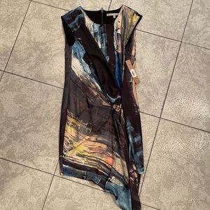 RACHEL Rachel Roy Asymmetric Draped woman’s dress